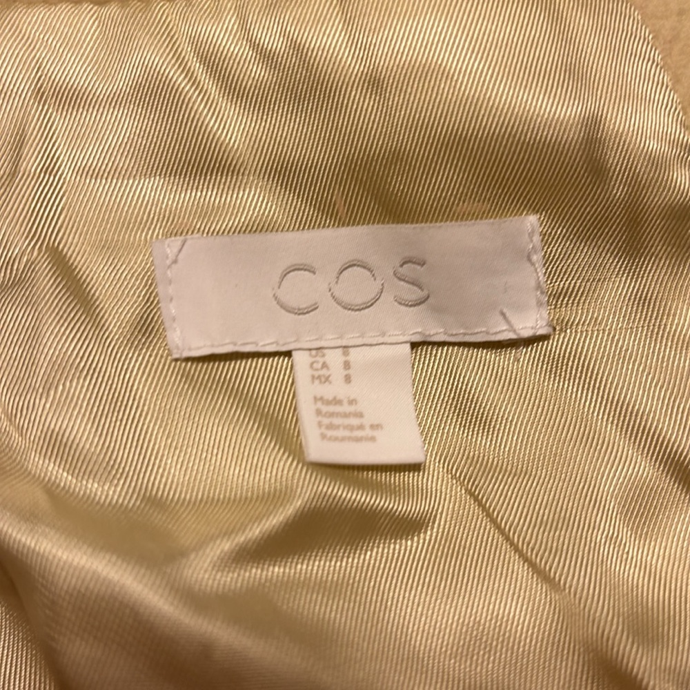 COS wool blend long coat size 8 - Picture 7 of 7